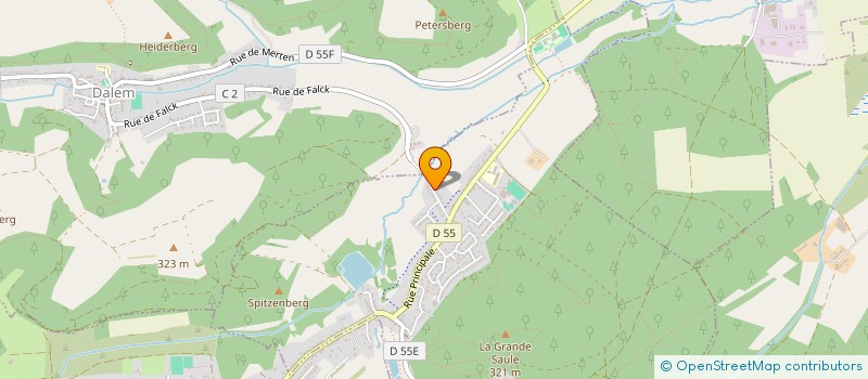 localisation de l'entreprise J.M.E.L.  FALCK