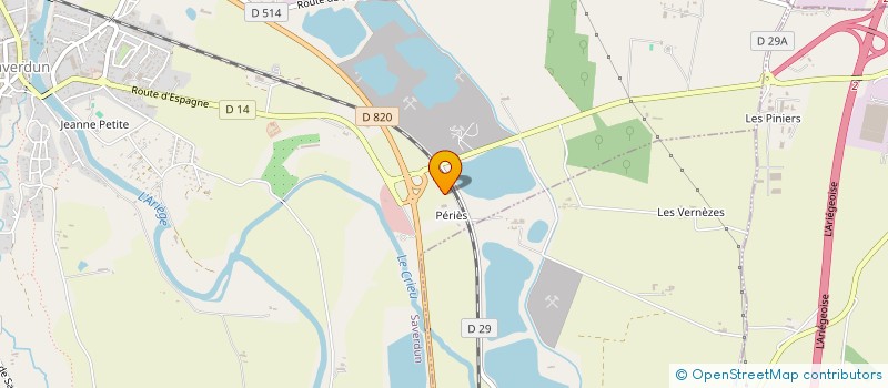 localisation de l'entreprise J.M EQUIPAGE à SAVERDUN