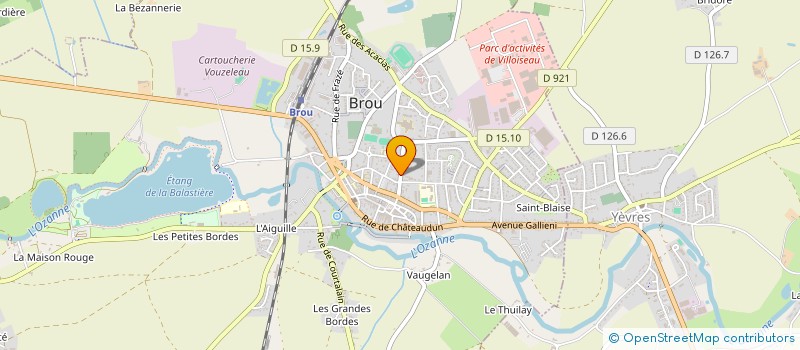 localisation de l'entreprise J.M. EUROPE à BROU