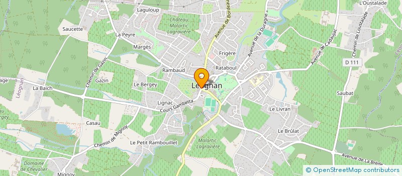 localisation de l'entreprise J&M EVIDENCE à LEOGNAN