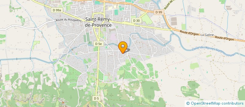 localisation de l'entreprise J.M.F.  SAINT-REMY-DE-PROVENCE