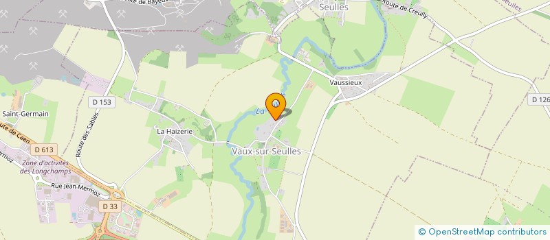 localisation de l'entreprise J.M.F  VAUX-SUR-SEULLES