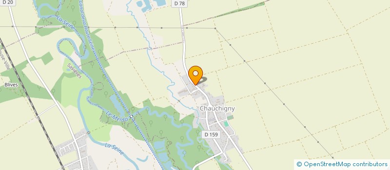 localisation de l'entreprise J.M.F.V  CHAUCHIGNY