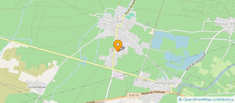 localisation de l'entreprise J&M FACADIER  CANET