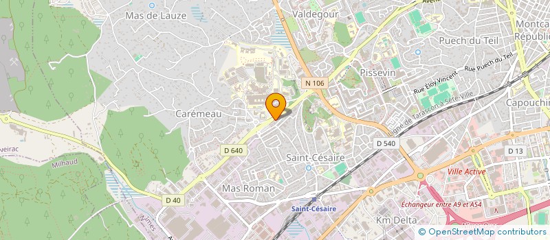 localisation de l'entreprise J.M.G à NIMES