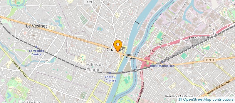 localisation de l'entreprise J.M.G.  CHATOU