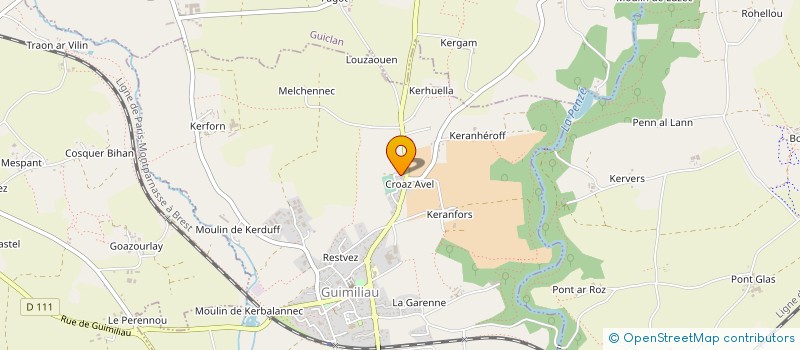 localisation de l'entreprise J M G CONSEIL  LAMPAUL-GUIMILIAU