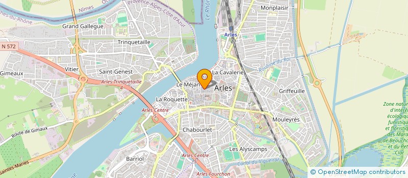 localisation de l'entreprise J.M GALLA à ARLES
