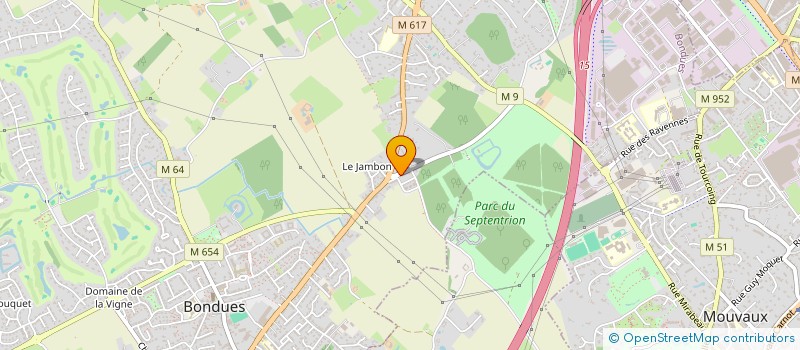 localisation de l'entreprise J.M.GARDENING  BONDUES