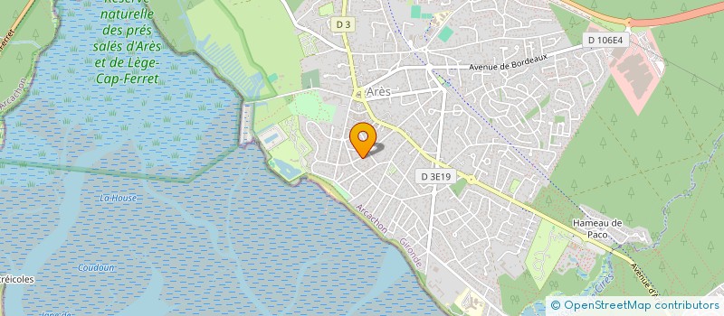 localisation de l'entreprise J'M GUILOE  ARES