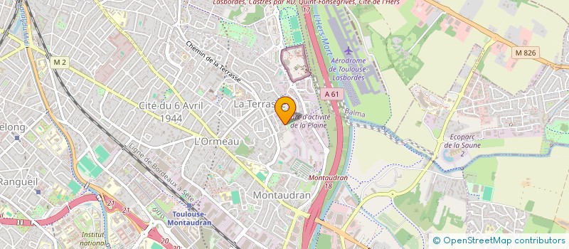 localisation de l'entreprise J M H à TOULOUSE