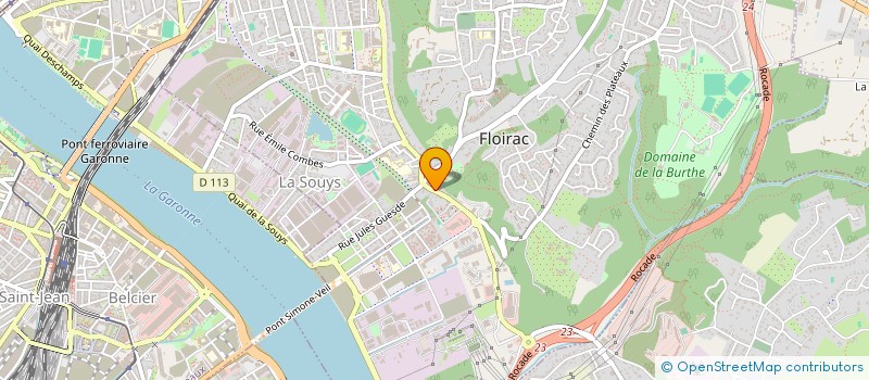 localisation de l'entreprise J.M.H.  FLOIRAC