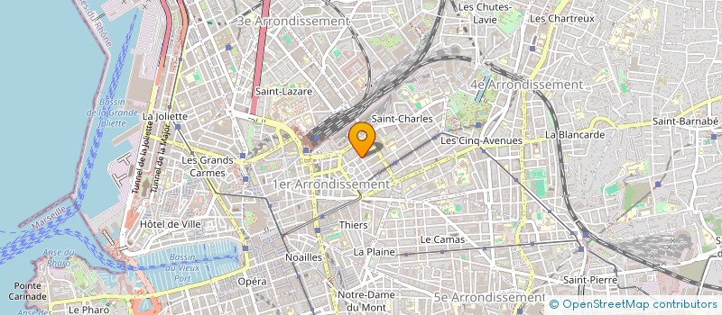 localisation de l'entreprise J.M.H IMMOBILIER à MARSEILLE