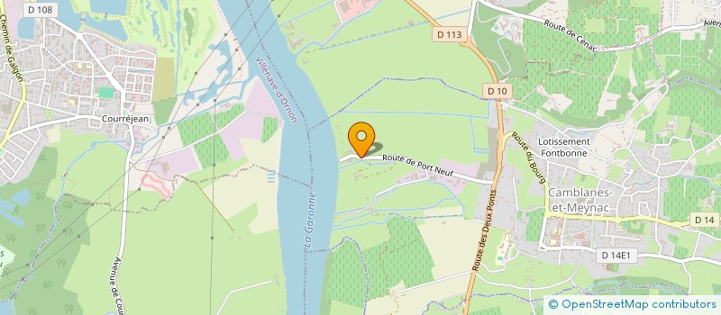 localisation de l'entreprise J.M.H. SELECTION  CAMBLANES-ET-MEYNAC