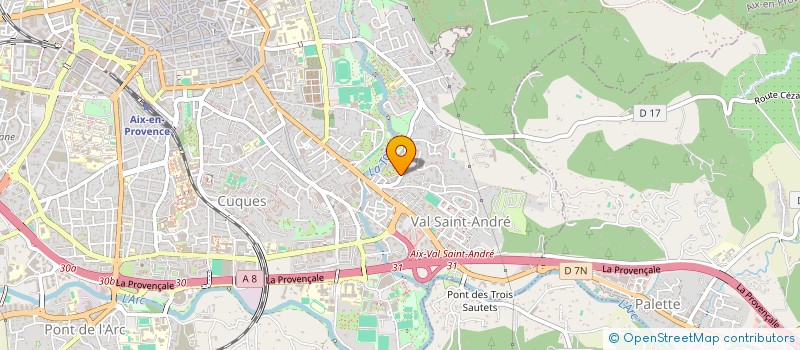 localisation de l'entreprise J.M. IMMOBILIER à AIX-EN-PROVENCE