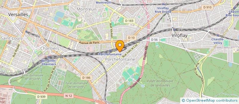 localisation de l'entreprise J.M. INVEST à VERSAILLES