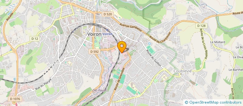 localisation de l'entreprise J.M. INVESTISSEMENT  VOIRON