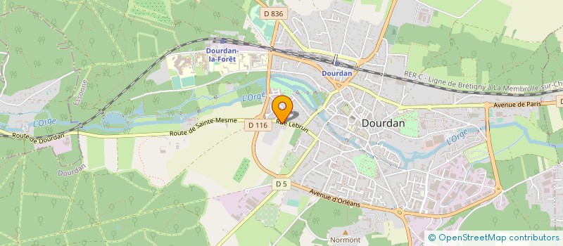 localisation de l'entreprise J.M.J ELECTRICITE à DOURDAN