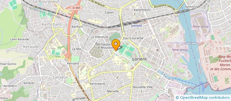 localisation de l'entreprise J.M.J. ROME  LORIENT