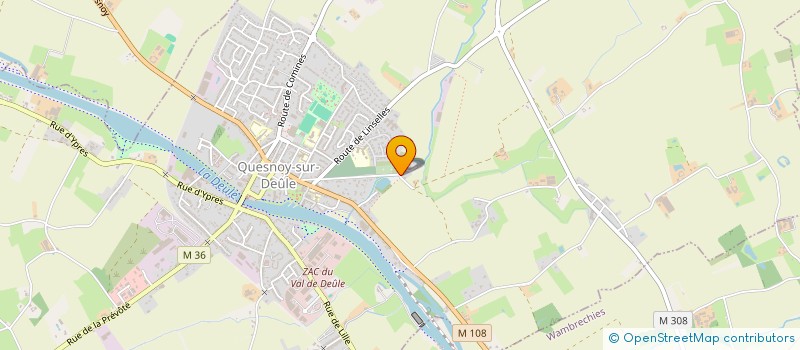 localisation de l'entreprise J M K à QUESNOY-SUR-DEULE