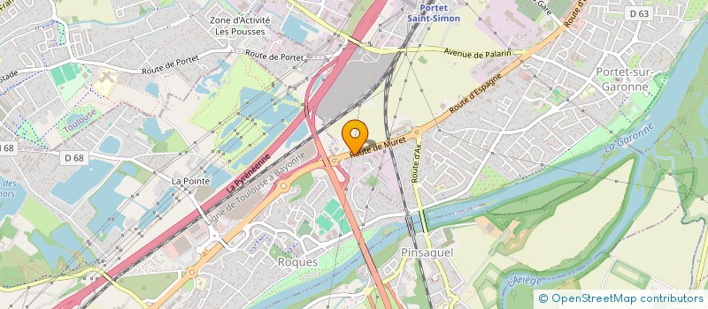 localisation de l'entreprise J.M.L  PORTET-SUR-GARONNE