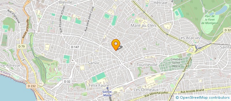 localisation de l'entreprise J.M.L.H.  LE HAVRE