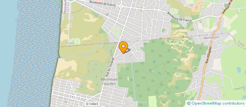 localisation de l'entreprise J'M' LA ZIK  MERLIMONT