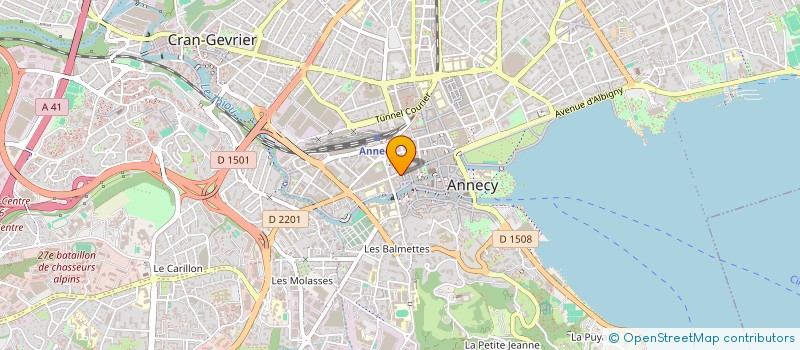 localisation de l'entreprise J'M LE CUIR à ANNECY