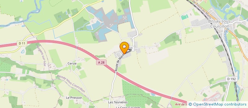 localisation de l'entreprise J'M LE RAP  DISSAY-SOUS-COURCILLON