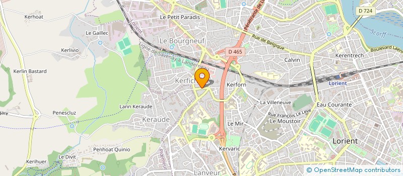 localisation de l'entreprise J.M. LE TALLEC  LORIENT