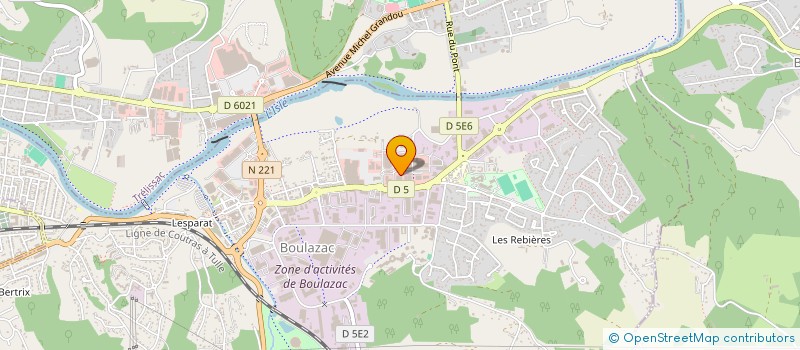 localisation de l'entreprise J.M.M. à BOULAZAC ISLE MANOIRE