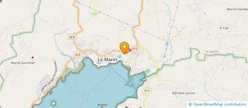 localisation de l'entreprise J.M.M. C. CARAIBES  LE MARIN