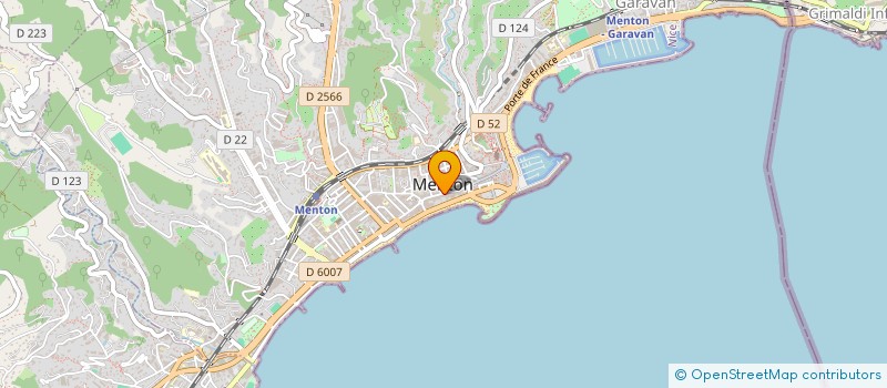 localisation de l'entreprise J.M.M.'CHARMS à MENTON