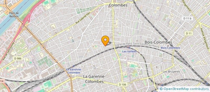 localisation de l'entreprise J M M M  COLOMBES