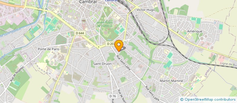localisation de l'entreprise J'M MUSIC à CAMBRAI
