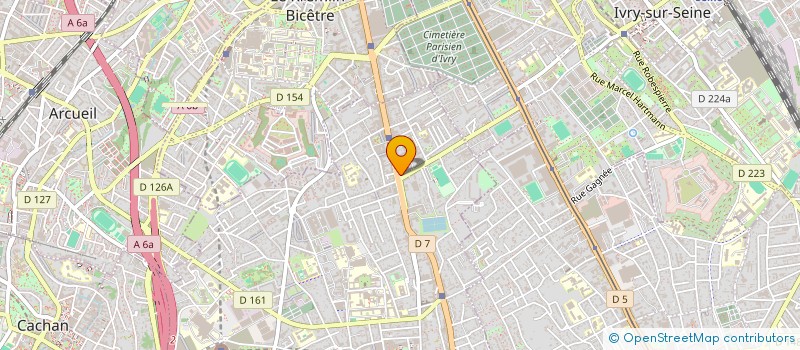 localisation de l'entreprise J'M MUSIC à VILLEJUIF