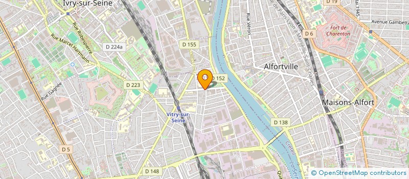 localisation de l'entreprise J M N à VITRY-SUR-SEINE