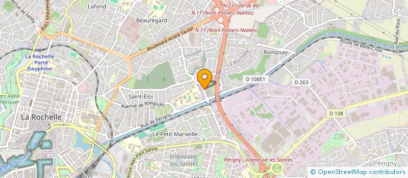 localisation de l'entreprise J + M NUMERIQUE  LA ROCHELLE