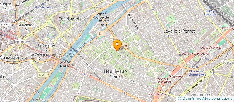 localisation de l'entreprise J.M NUMERO 37 à NEUILLY-SUR-SEINE