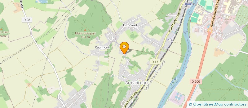 localisation de l'entreprise J.M.O  ARMANCOURT