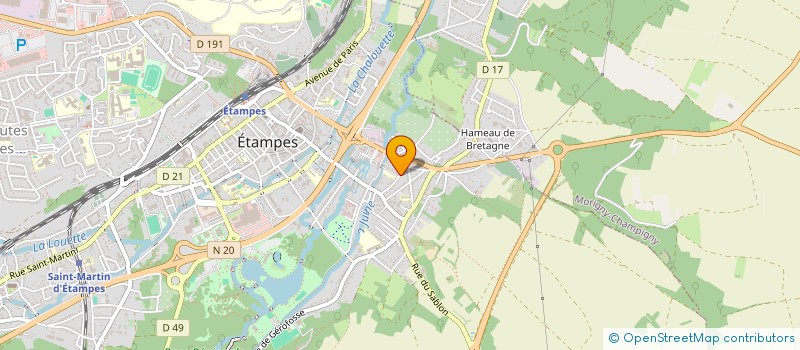 localisation de l'entreprise J M O COUVERTURE  ETAMPES