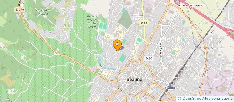 localisation de l'entreprise J.M.P. à BEAUNE