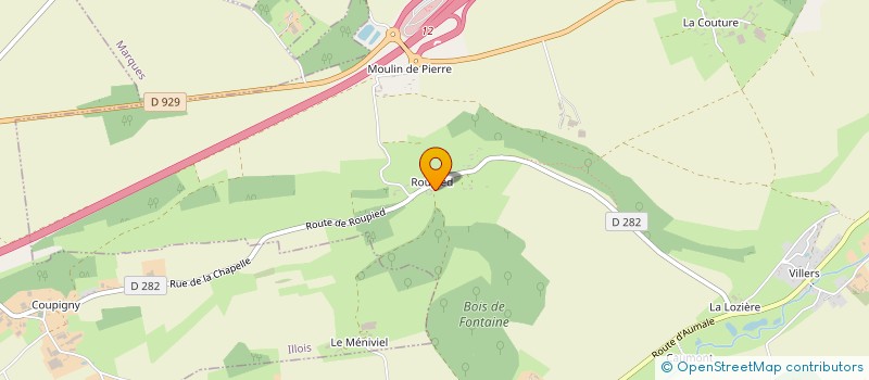 localisation de l'entreprise J M P  HAUDRICOURT