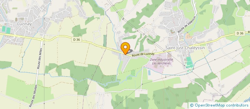 localisation de l'entreprise J.M.P.  SAINT-JUST-CHALEYSSIN