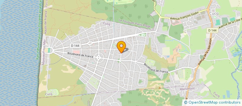 localisation de l'entreprise J.M.P  CUCQ