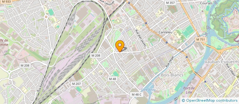 localisation de l'entreprise J.M.P AUTOMOBILES à LILLE