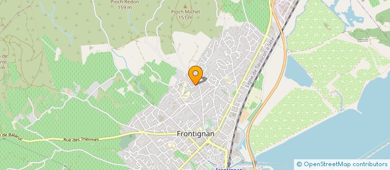 localisation de l'entreprise J M P CONSTRUCTION à FRONTIGNAN