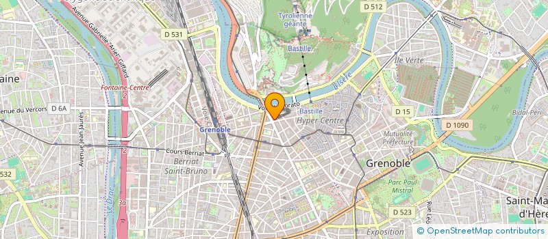 localisation de l'entreprise J.M.R. à GRENOBLE