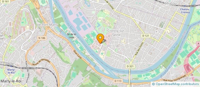 localisation de l'entreprise J M R  CROISSY-SUR-SEINE