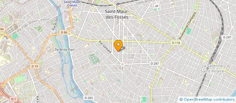 localisation de l'entreprise J.M.R. CHAUSSEUR à SAINT-MAUR-DES-FOSSES